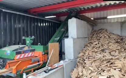 Brennholz Herstellung